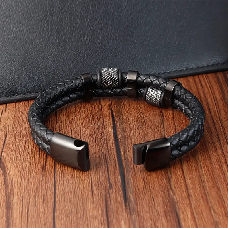 Pulseira-Masculina-de-Couro-Trançado09